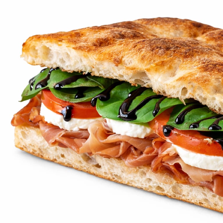 Roman Focaccia Sanwhiches